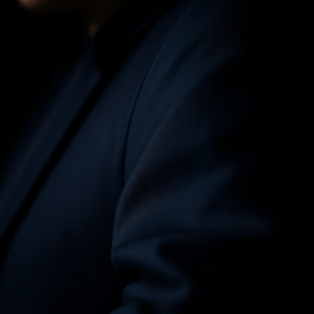 Close-up of fine fabric stitching